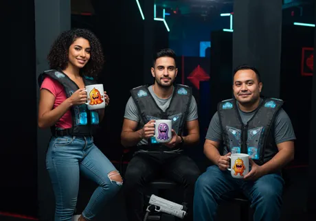 레이저 태그 팀