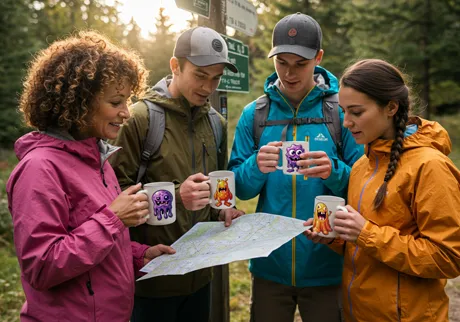 야외 모험 그룹